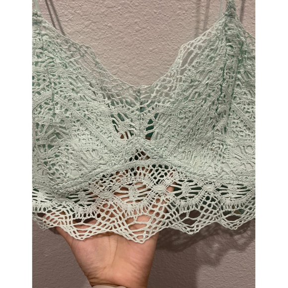 FREE PEOPLE Mariana Clear Blue Bralette - Picture 5 of 6
